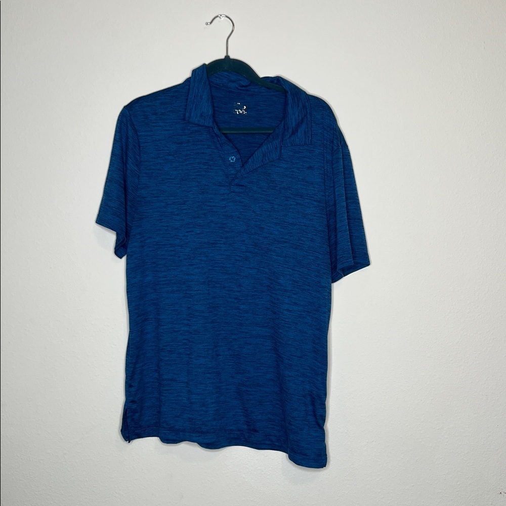 BE COOL Navy Blue Polo Shirt - Picture 2 of 3